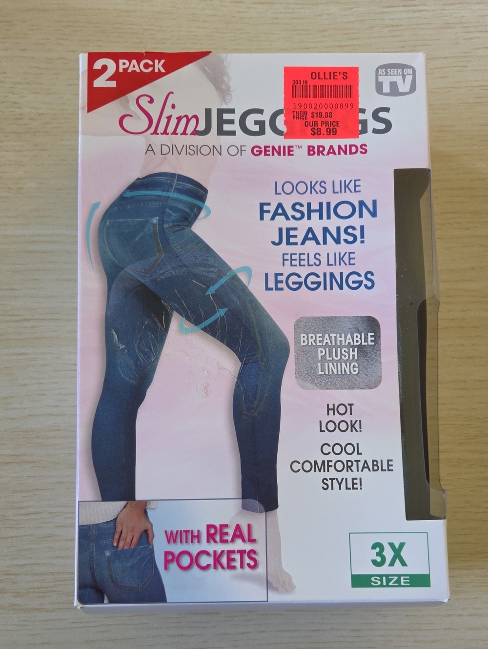Slim Jeggings Women's Denim-Look Leggings - Blue by